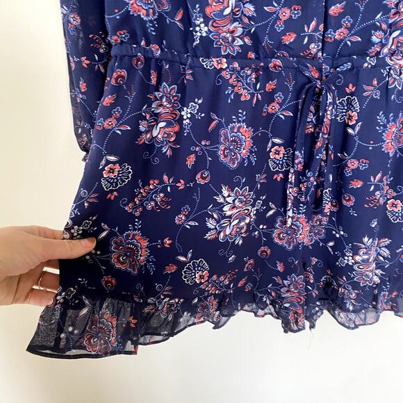 Joie Cherita Floral Silk Romper Size Medium - Picture 4 of 9